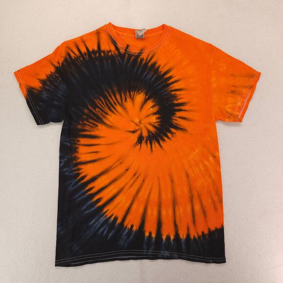 Gildan Casual Crew Neck Short Sleeve T Shirt Mens Size Medium M Tie-dye Multi - Picture 2 of 9